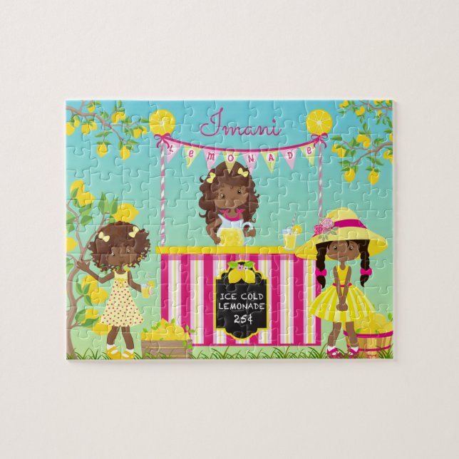 Little Girls Lemonade Stand Jigsaw Puzzle (Horizontal)