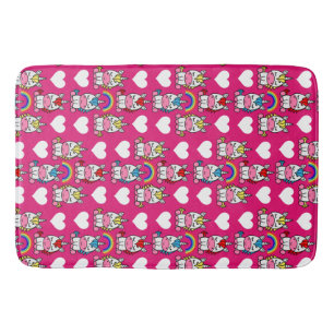 Little Girls Unicorn Pony Bath Mat