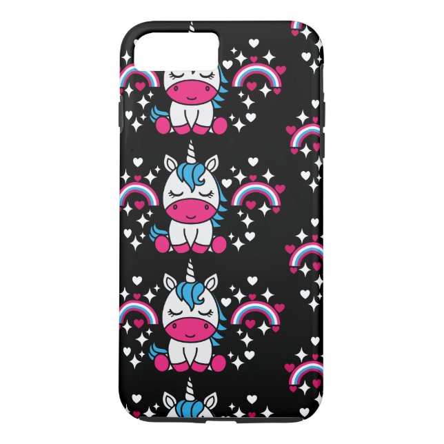 Little Girls Unicorn Pony Case-Mate iPhone Case (Back)