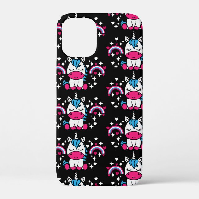 Little Girls Unicorn Pony Case-Mate iPhone Case (Back)