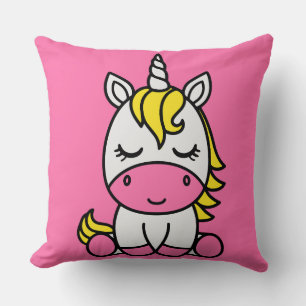 Little Girls Unicorn Pony Cushion