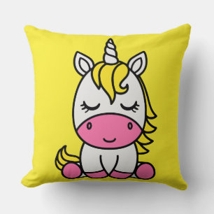 Little Girls Unicorn Pony Cushion