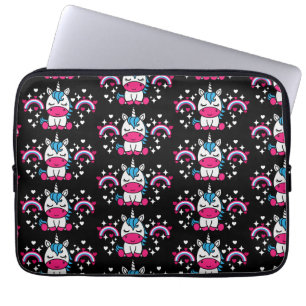 Little Girls Unicorn Pony Laptop Sleeve