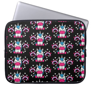 Little Girls Unicorn Pony Laptop Sleeve