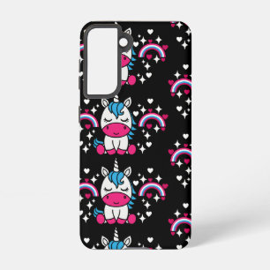 Little Girls Unicorn Pony Samsung Galaxy Case