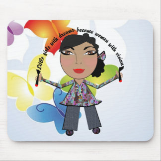 Little Girls With Dreams Become Women With Vision Mouse Pad