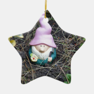 Little Gnome Ceramic Tree Decoration