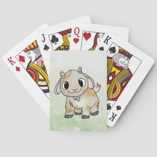 little goat playing cards (Back)