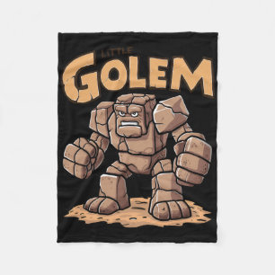 Little Golem Back To School Kid Golem Fleece Blanket