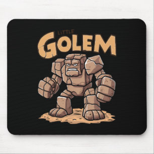 Little Golem Back To School Kid Golem Mouse Pad