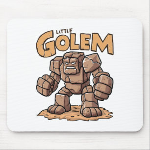 Little Golem Ck To School Kid Golem Mouse Pad