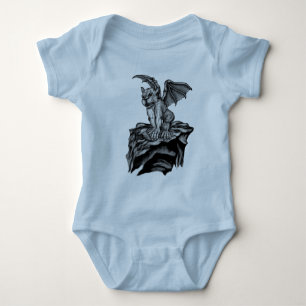 Little Golem Gargoyle Baby Bodysuit