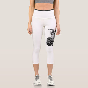 Little Golem Gargoyle Capri Leggings