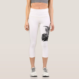 Little Golem Gargoyle Capri Leggings