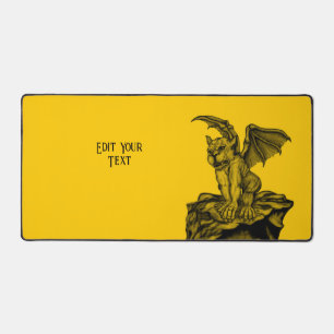 Little Golem Gargoyle Desk Mat