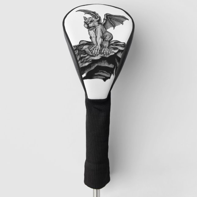 Little Golem Gargoyle Golf Head Cover (Front)