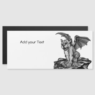 Little Golem Gargoyle Magnetic Invitation