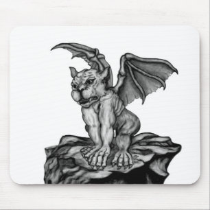 Little Golem Gargoyle Mouse Pad