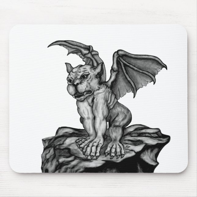 Little Golem Gargoyle Mouse Pad (Front)