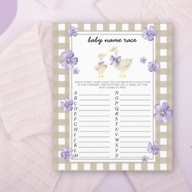 Little Goose - Baby name race game (Creator Uploaded)