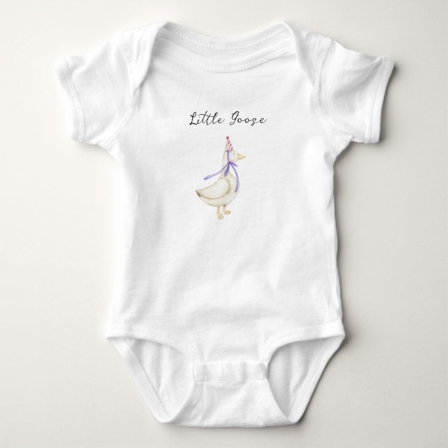 Little Goose Baby Shower  Bodysuit (Front)