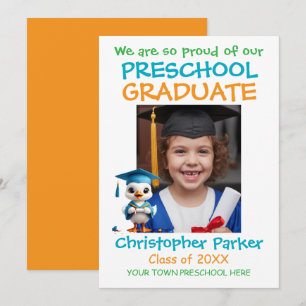 Little Goose Preschool Graduation Announcement