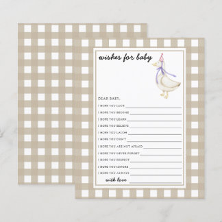 Little Goose Wishes for baby