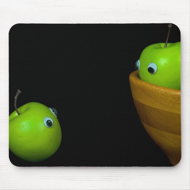 Little Green Apples Mouse Pad (Front)