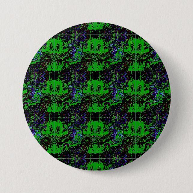 Little green Devil 7.5 Cm Round Badge (Front)