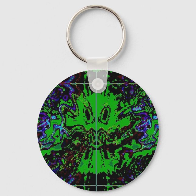 Little green Devil Key Ring (Front)