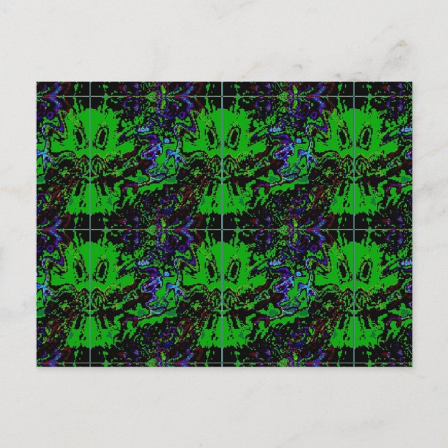 Little green Devil Postcard (Front)