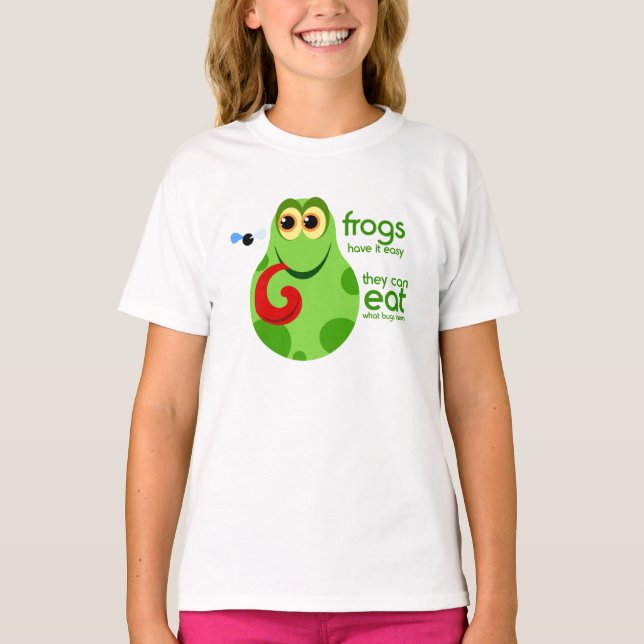 Little Green Frog Kids Tee (Front)
