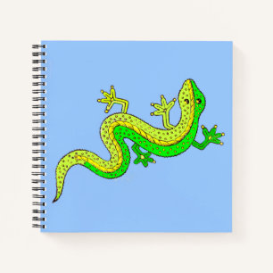 little green lizard notebook