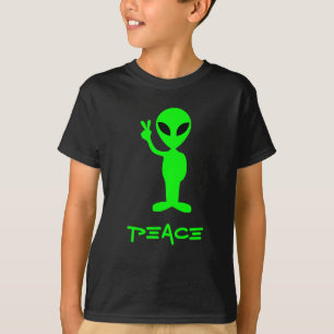 Little Green Man Dark Tee
