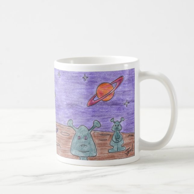 LITTLE GREEN MEN mug (Right)