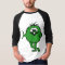 little green middle finger guy T-shirt