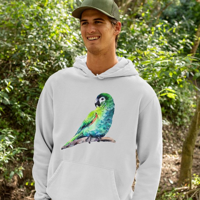 Little green parrot hoodie (Creator Uploaded)