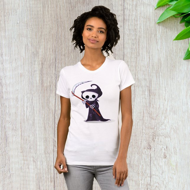 Little Grim Reaper Womens T-Shirt (Creator Uploaded)