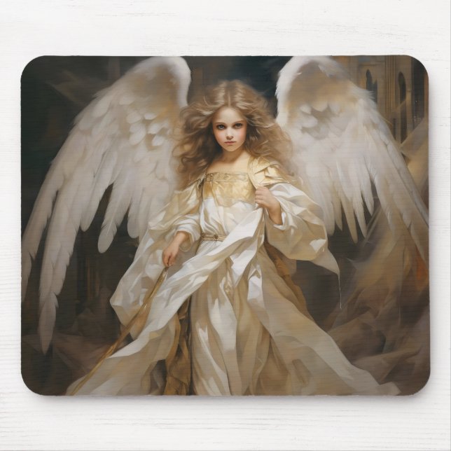 Little Guardian Angel Mouse Pad (Front)