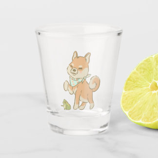 Little guardian froggo shot glass