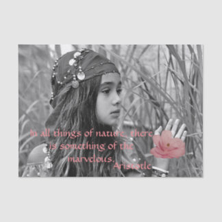 Little Gypsy Girl Party Tissue Paper