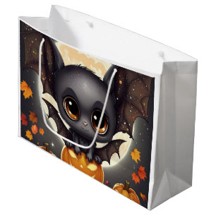 Little Halloween Bat Large Gift Bag