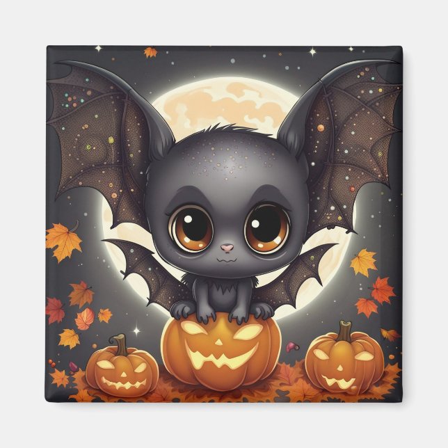 Little Halloween Bat Magnet (Front)