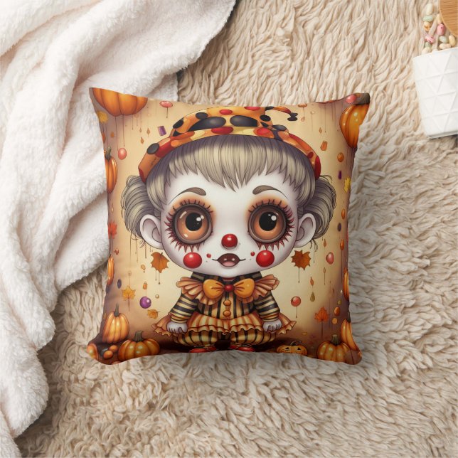 Little Halloween Clown 2 Cushion (Blanket)