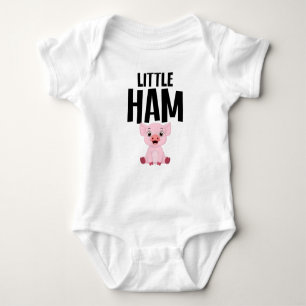 Little Ham Cute Pig Piglet Baby Bodysuit