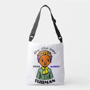 Little Harriet Tubman Living Black History  Crossbody Bag