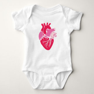 Little Heartbeat One-Piece Baby Bodysuit