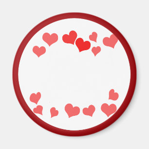 Little Hearts - Add Your Message Magnet