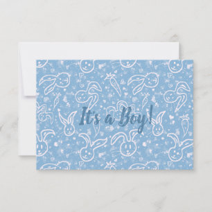 Little Hearts and Bunnies - transparent pattern. Announcement