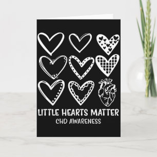 Little Hearts Chd Disease Awareness Heart Warrior Card